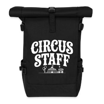 Zirkuspersonal - Rolltop Rucksack - Schwarz - Vorne