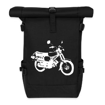 Simson S51 Enduro - Rolltop Rucksack - Schwarz - Vorne
