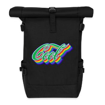 cool - Rolltop Rucksack - Schwarz - Vorne
