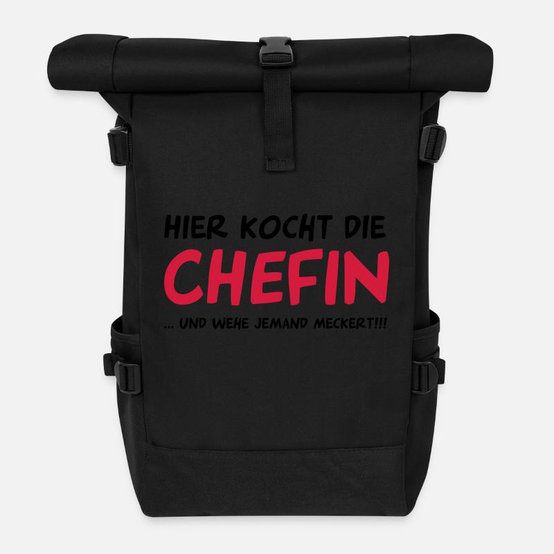 Chefkoch - Rolltop Rucksack - Schwarz