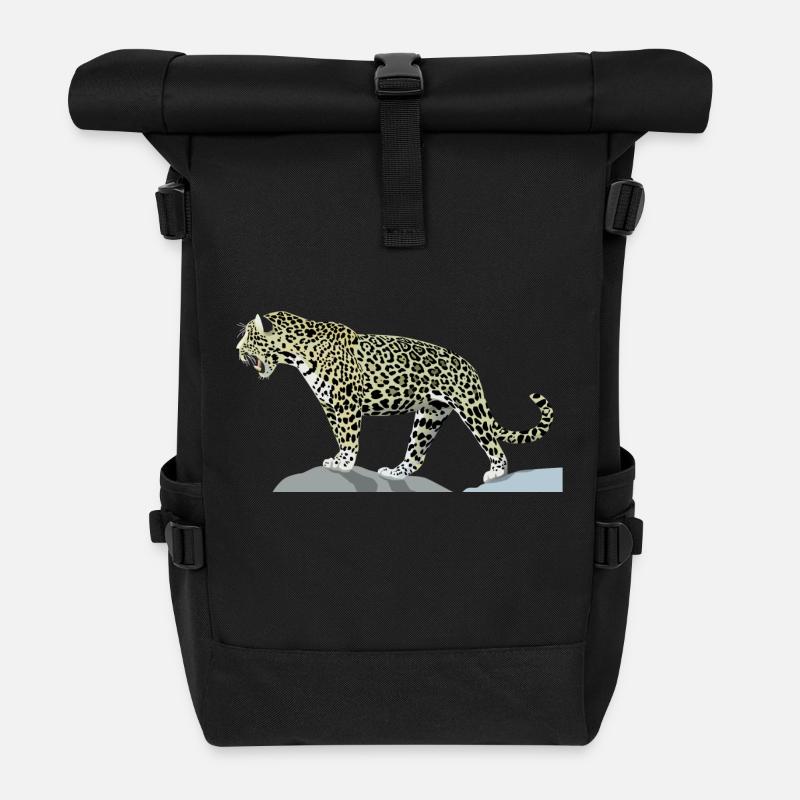 Jaguar - Rolltop Rucksack - Schwarz