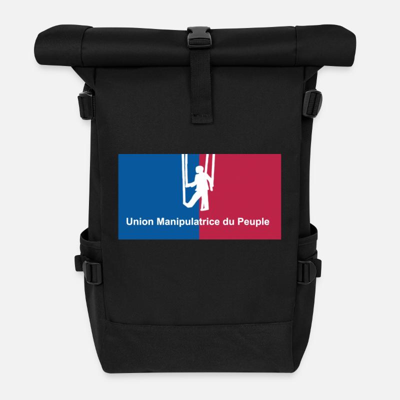 Union Manipulatrice du Peuple - Sac à dos roll top - noir
