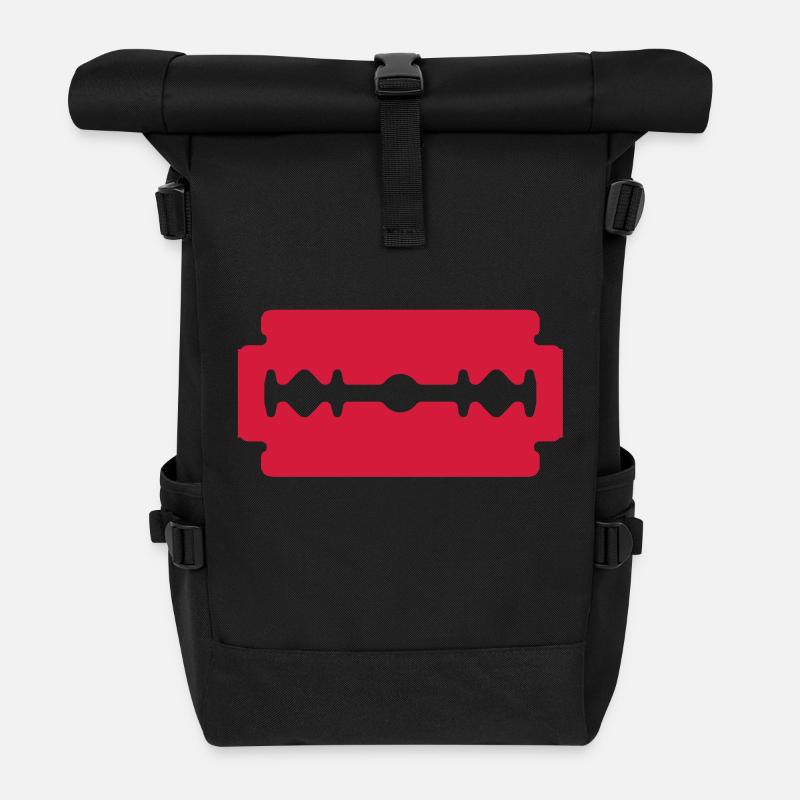 lame de rasoir - Sac à dos roll top - noir