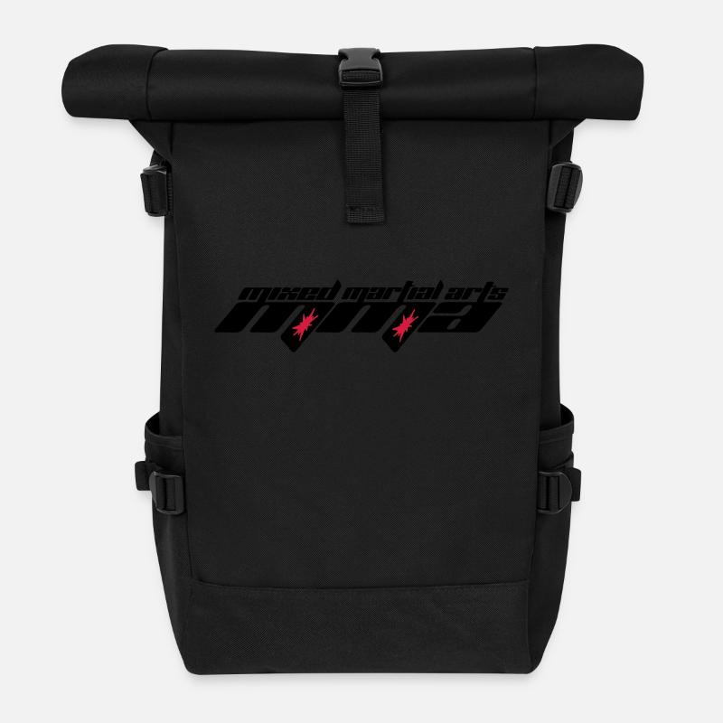 Mixed Martial Arts Logo - Rolltop Rucksack - Schwarz
