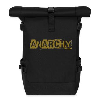 anarchy - Rolltop Rucksack - Schwarz - Vorne