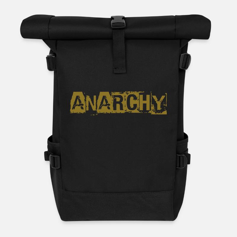 anarchy - Rolltop Rucksack - Schwarz
