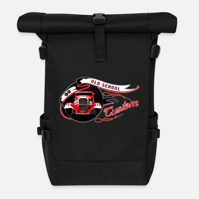 Hot rod - Sac à dos roll top - noir