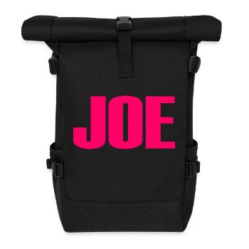 Joe - Rolltop Rucksack - Schwarz - Vorne