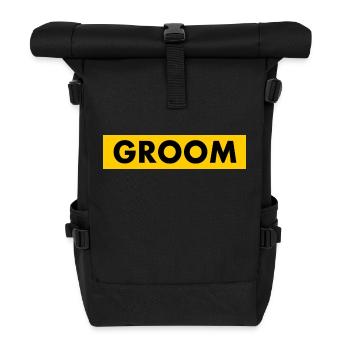 Groom - Rolltop Rucksack - Schwarz - Vorne