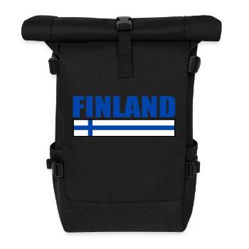 Finland - Roll Top Backpack - black - Front
