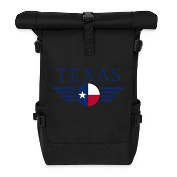 Texas - Roll Top Backpack - black - Front