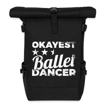 Okayest Danseur de ballet - Sac à dos roll top - noir - Devant
