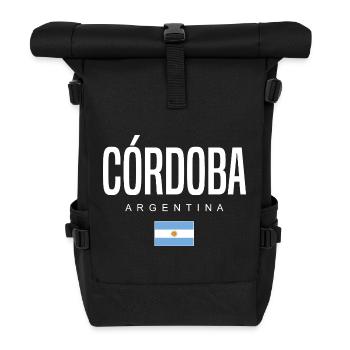 Córdoba Argentina Argentinian - Roll Top Backpack - black - Front