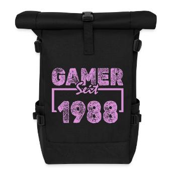 1988 - Rolltop Rucksack - Schwarz - Vorne