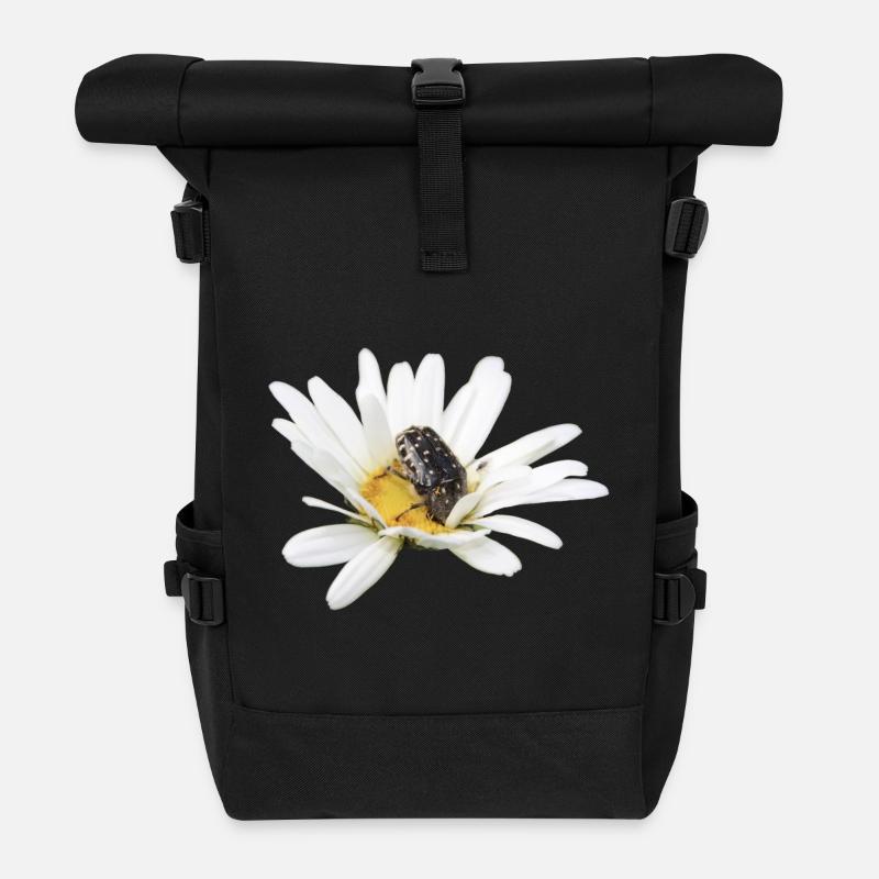 Cétoine dorée - Sac à dos roll top - noir