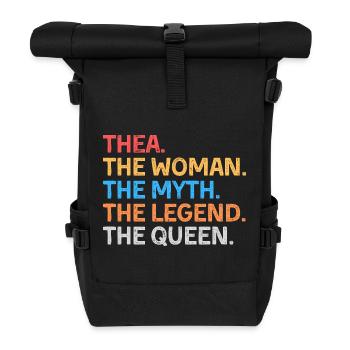 Thea The Woman The Myth The Legend The Queen - Roll Top Backpack - black - Front