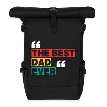 Le Meilleur Papa  - Sac à dos roll top - noir - Devant