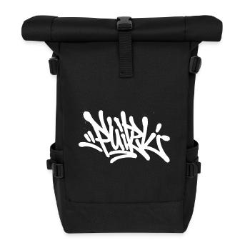 Tags : Spray pour graffiti, art urbain - Sac à dos roll top - noir - Devant