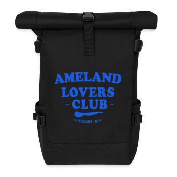 Ameland Lovers Club - Roll Top Backpack - black - Front