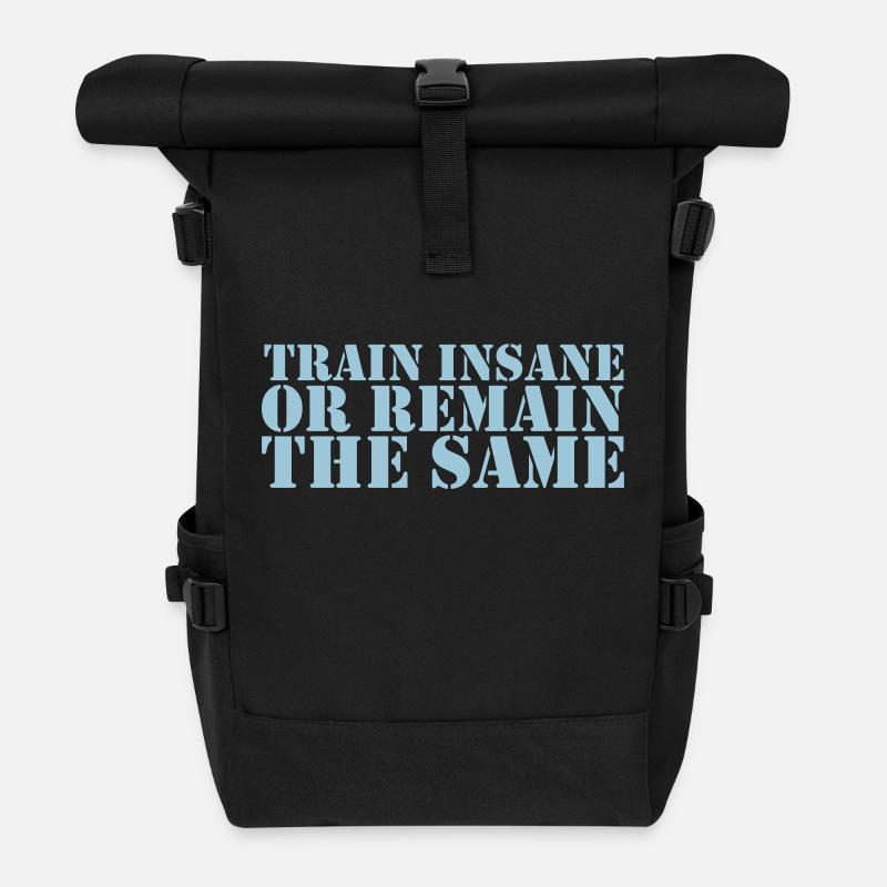 train insane - Rolltop Rucksack - Schwarz
