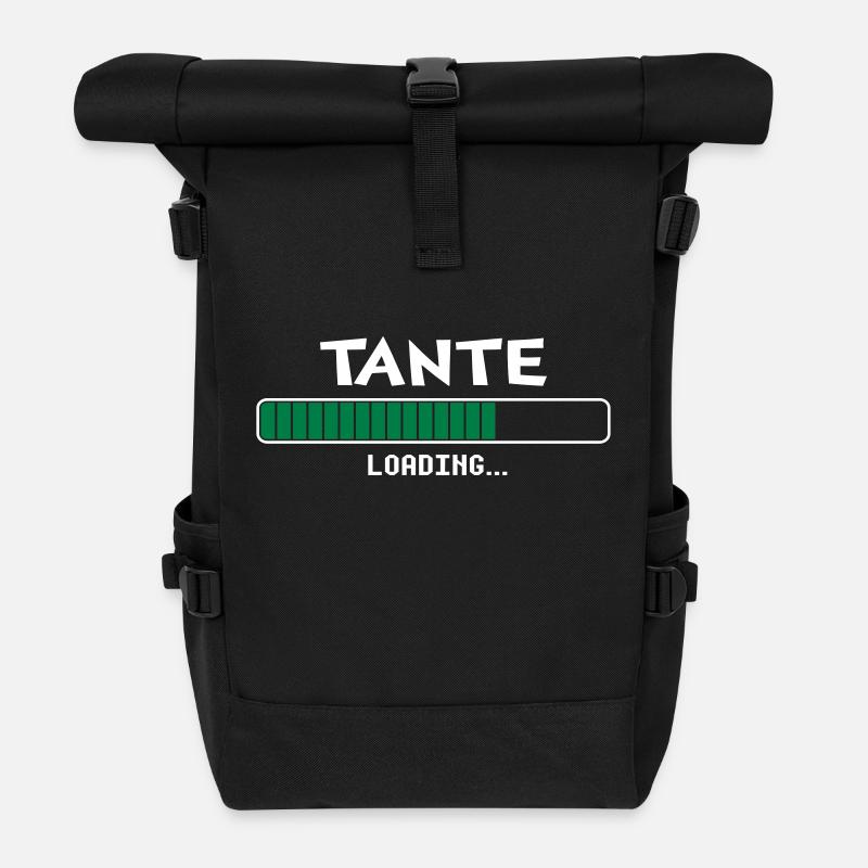 Tante loading Ladebalken - Rolltop Rucksack - Schwarz