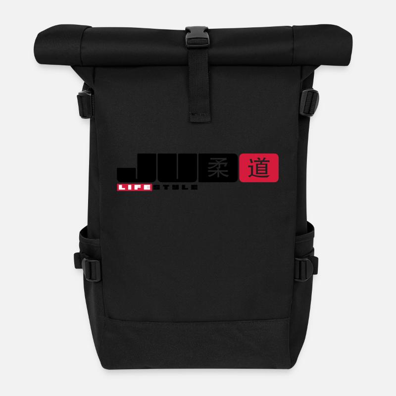 Judo - Rolltop Rucksack - Schwarz