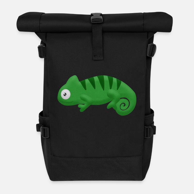 Felt Chameleon - Sac à dos roll top - noir