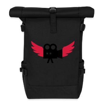 Cameraman / Camera / Video / Cadreur - Sac à dos roll top - noir - Devant
