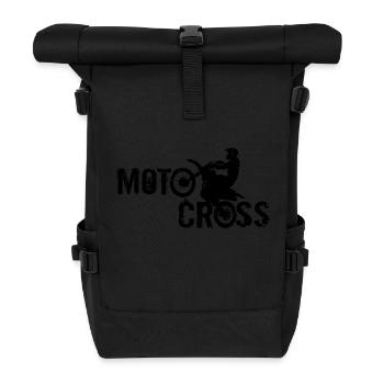 Motocross - Roll Top Backpack - black - Front
