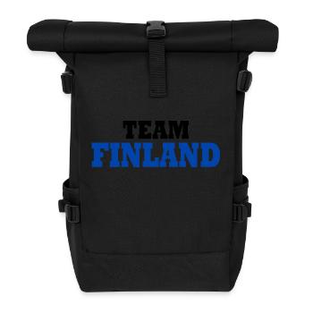 Finlande - Sac à dos roll top - noir - Devant