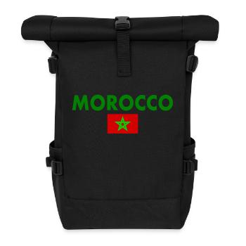Morocco - Roll Top Backpack - black - Front