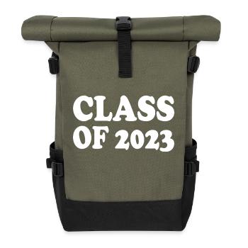 Class of 2023 - Roll Top Backpack - olive/black - Front