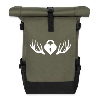 Cuckold - Roll Top Backpack - olive/black - Front