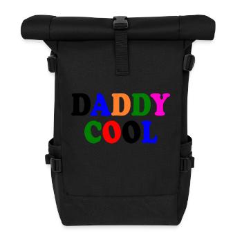 Daddy cool - Roll Top Backpack - black - Front