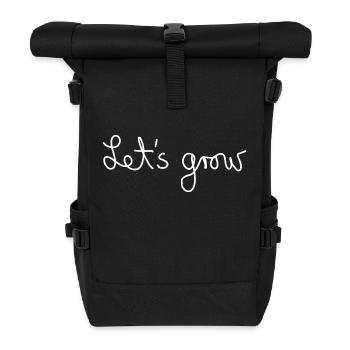 Cultivons - Sac à dos roll top - noir - Devant