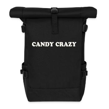 CANDY CRAZY - Roll Top Backpack - black - Front