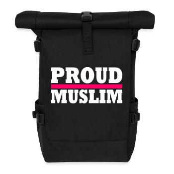 Proud muslim - Roll Top Backpack - black - Front
