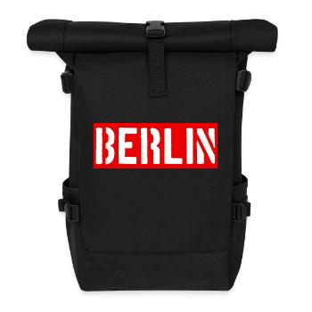 Berlin - Deutschland - Germany - Alexanderplatz - Rolltop Rucksack - Schwarz - Vorne