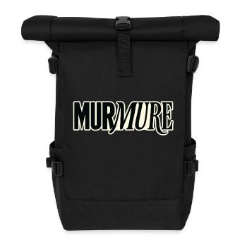''MURMURE''.Design - Sac à dos roll top - noir - Devant