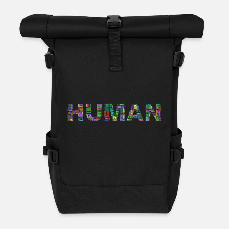 Human Race humaine - Sac à dos roll top - noir
