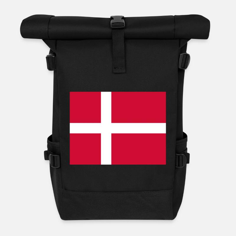 Danemark - Sac à dos roll top - noir