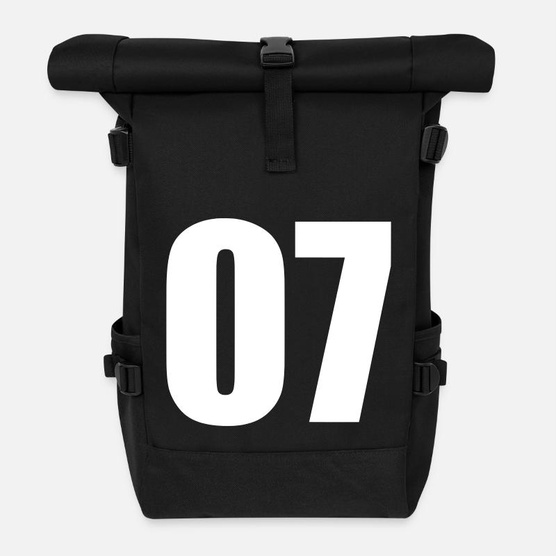 07 - Rolltop Rucksack - Schwarz