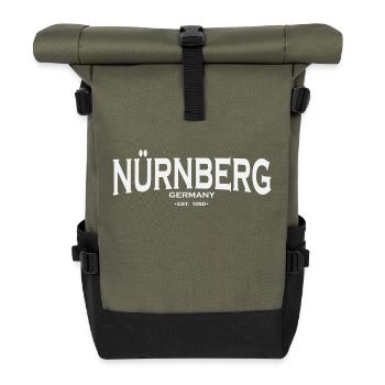 Nürnberg - Rolltop Rucksack - Olive/Schwarz - Vorne