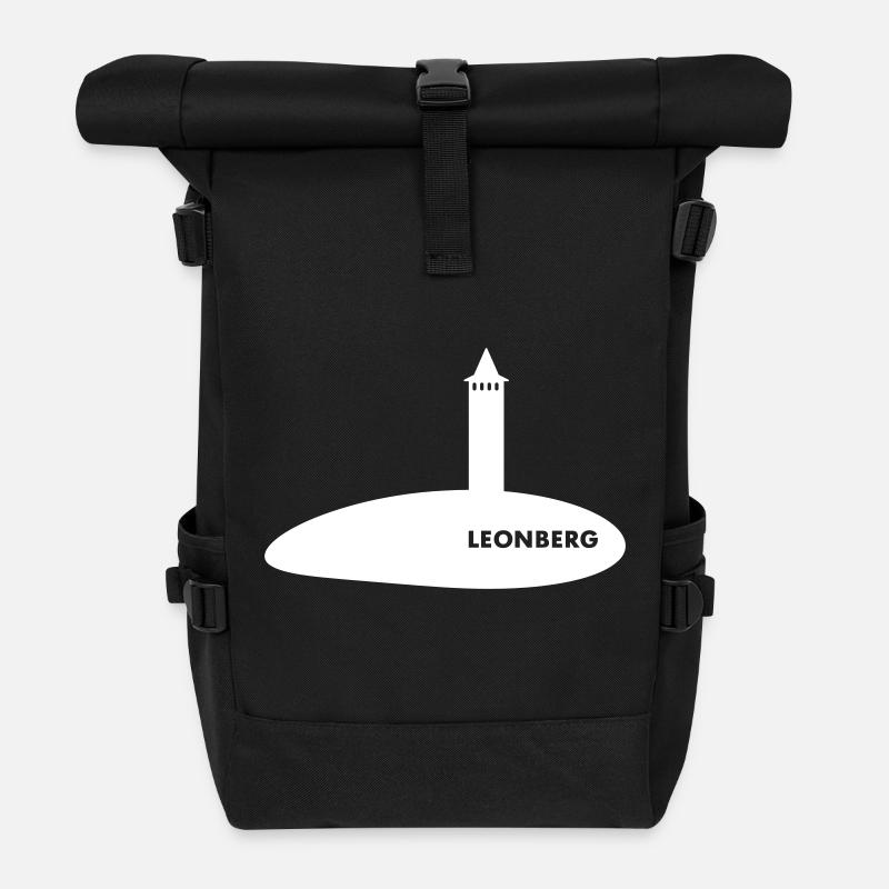 Leonberg - Sac à dos roll top - noir