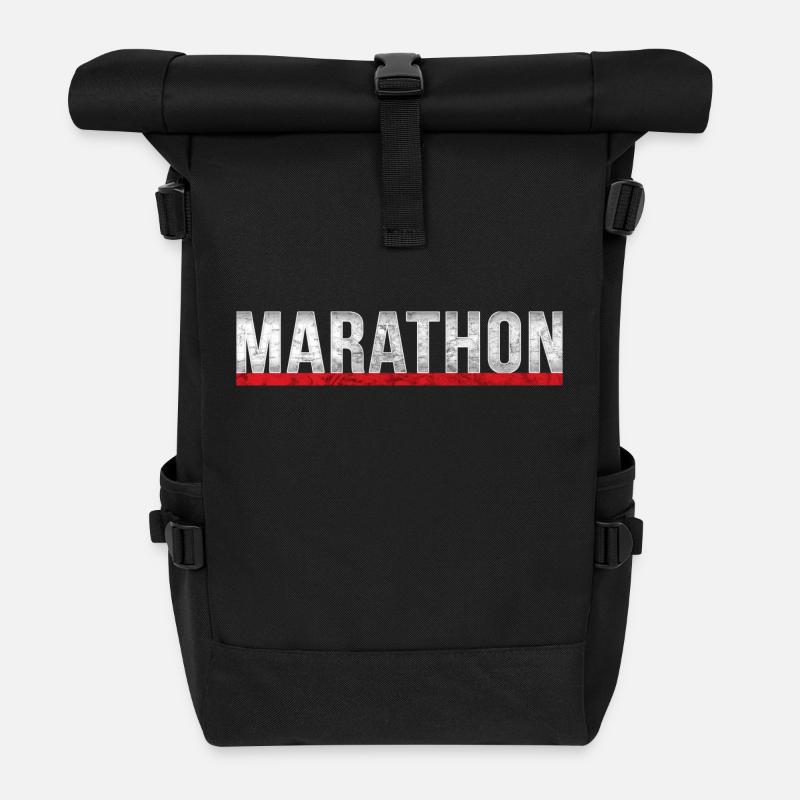 Marathon - Rolltop Rucksack - Schwarz