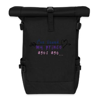 HT Royal Wedding Prince - Rolltop Rucksack - Schwarz - Vorne