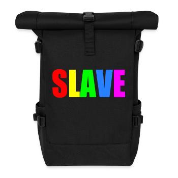 Slave - Rolltop Rucksack - Schwarz - Vorne