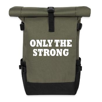 only the strong - Sac à dos roll top - olive/noir - Devant