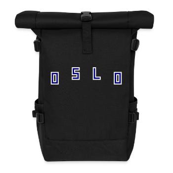 Oslo - Rolltop Rucksack - Schwarz - Vorne