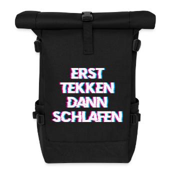 Hardtekk Tekk - Rolltop Rucksack - Schwarz - Vorne
